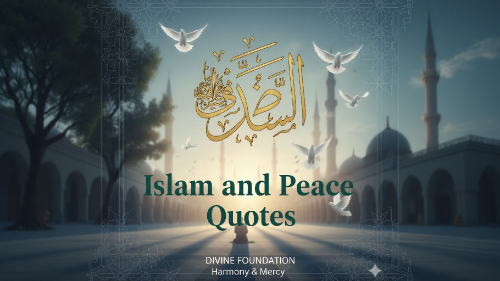 Islam and Peace Blessings